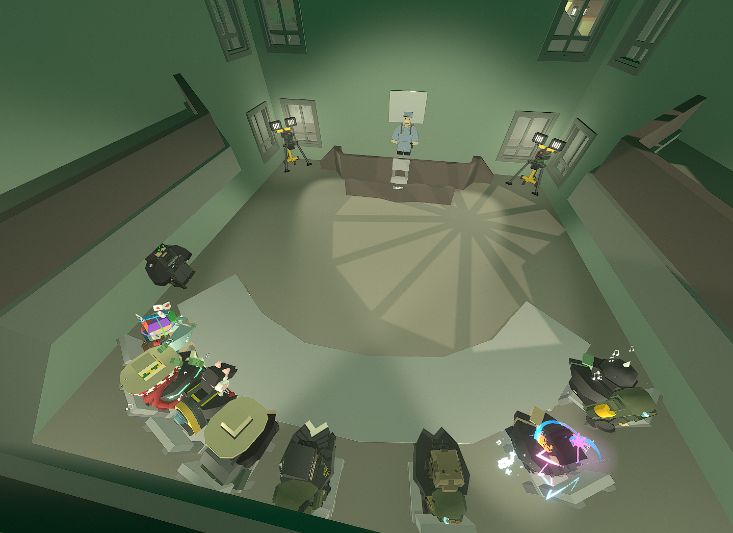 Players negotiating diplomacy